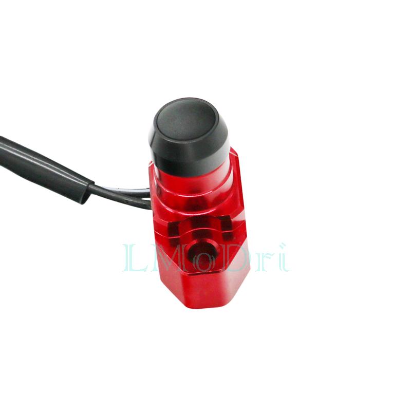 LMoDri CNC Aluminum Motorcycle Switch Manual Return Button Handlebar Mount Headlamp Lights Switches