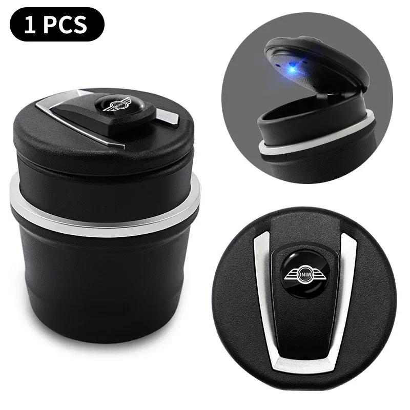 CCN1 X4 X5 X6 For BMW Fashion Car Ashtray LED Portable One Touch Open Automatic Indicator For BMW X1 X2 X3 X5 X4 X6 X7 G30 G20 G32 G1