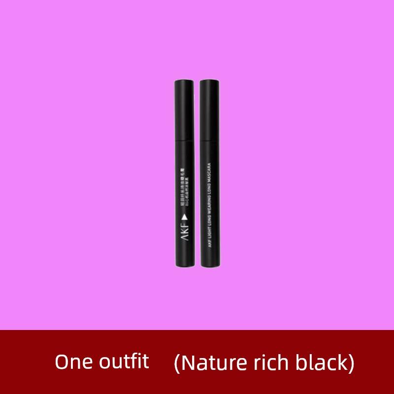 AKF Official Thick Long Mascara Curling Waterproof Long Makeup Base Non-Decolorizing Lasting