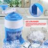 Portable Hand Crank Manual Ice Crusher Shaver Snow Cone Maker Machine Household Kitchen Tool