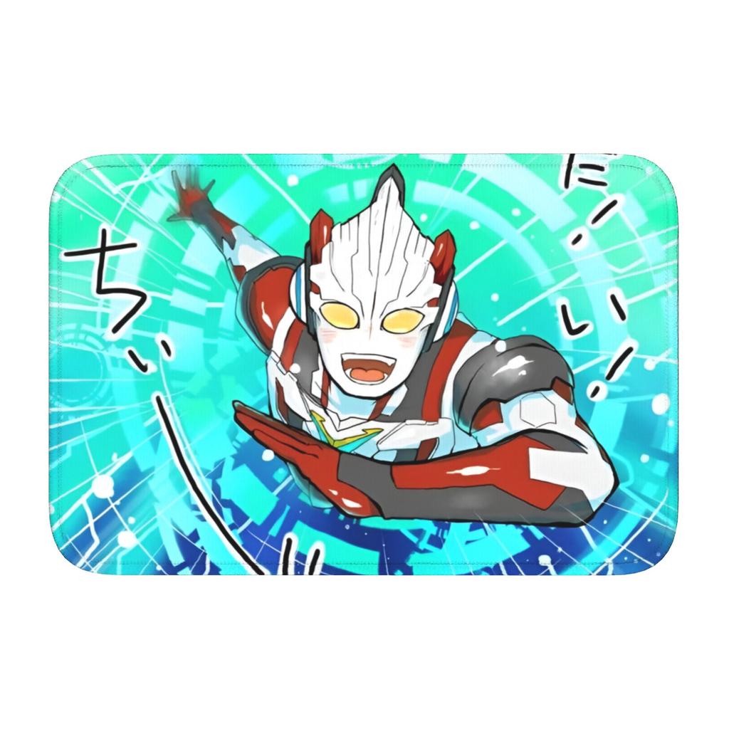 Ultramanes Anime Doormat Anti-Slip Bath Kitchen Welcome Mat Living Room Door Floor Entrance Carpet Rug Footpad