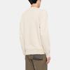 STONE ISLAND Plain Crew Neck Logo Pullover Long Sleeve Sweatshirt Men Sweatshirt Beige 811563051-V0097