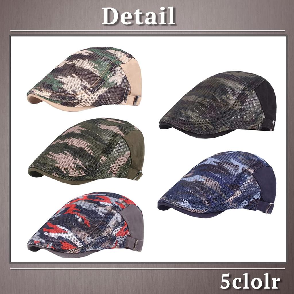 ONE LIMITATION Mesh Camouflage Hunting Cap Hat Sports Lightweight Hat CP056 Men's (2.Gray)