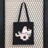 Tote Bag Cartoons Anime Bags Shopping Bag Canvas Shopper Bag Reusable Tote Bag Handbags Shoulder Bags Collapsiblet Custom Bag