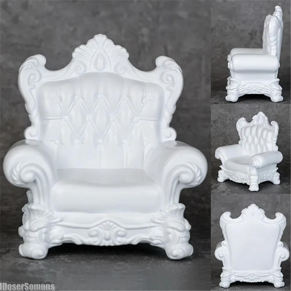1/12 Dollhouse Low-back and High-back Sofa Set for 1/12 Bjd GSC Clay Man Obitsu 11 Doll House Furniture Accessories