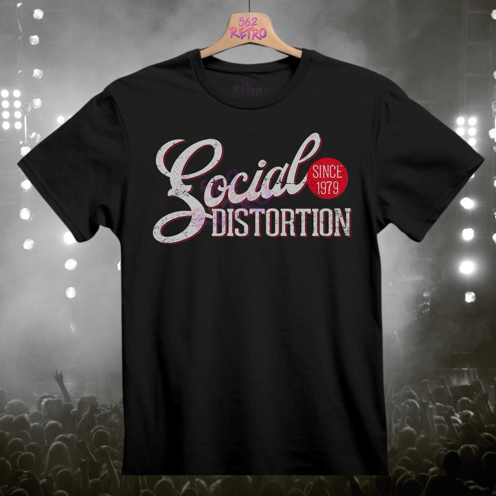 Social Distortion Since 1979 Punk Rock Band Men s and Women s T-shirts Black S-3XL XL