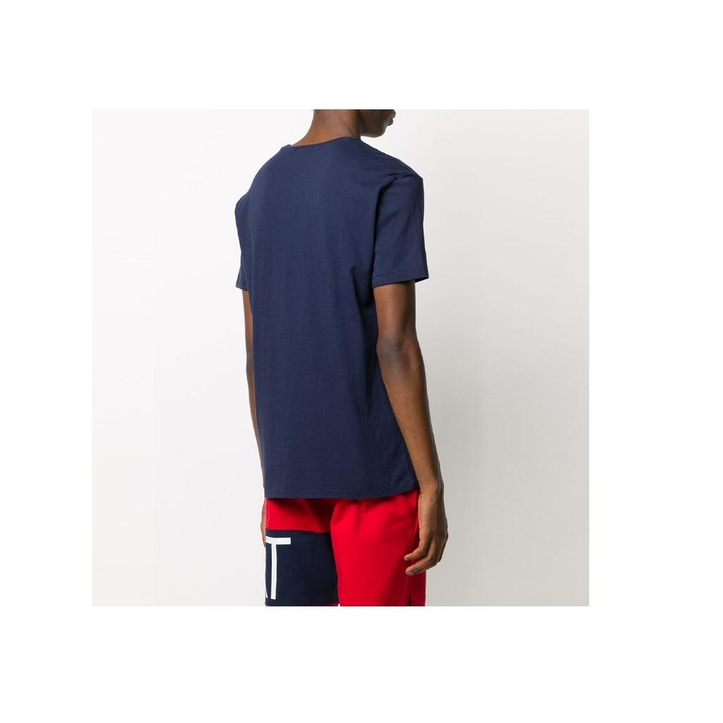Polo Ralph Lauren Crew Neck Pullover Animal Print Short Sleeve T-Shirt Men Tops Blue 710803488-001