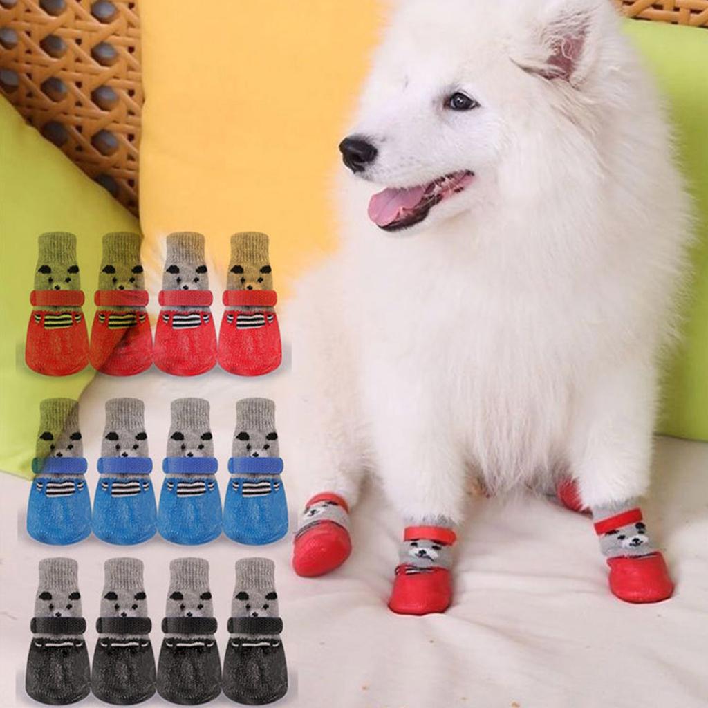 Waterproof Dog Socks Non-slip Dog Shoes Pet Outdoor Shoes Pet Dog Socks Anti-dirty Pet Shoes