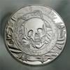 Skull Pirate Challenge Coin Golden Silver Treasure Game Prop Art Commemorative Coin Collection Gifts Adults Antique Imitation