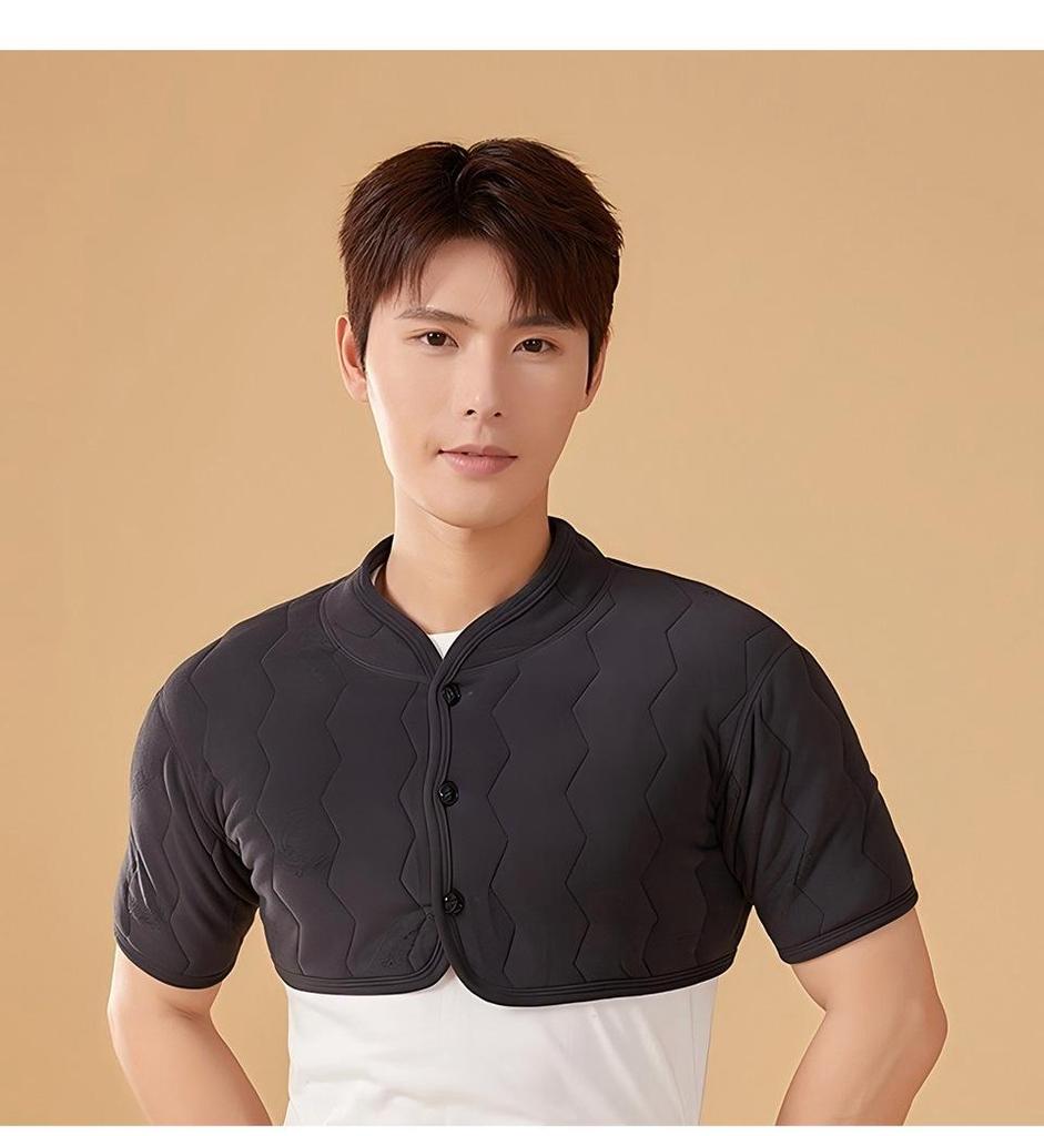 Cashmere Shoulder & Neck Warmer Vest, Sleeveless, Unisex, Ideal for Middle-Aged & Elderly, Cold Protection & Warmth.