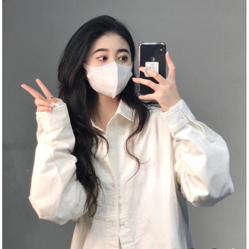 Casual Ladies' Shirt Comfortable and Versatile Fashion Inside-out Blouse Loose Thin Blouse White Shirt Female Temperament Elegant Fashion Top