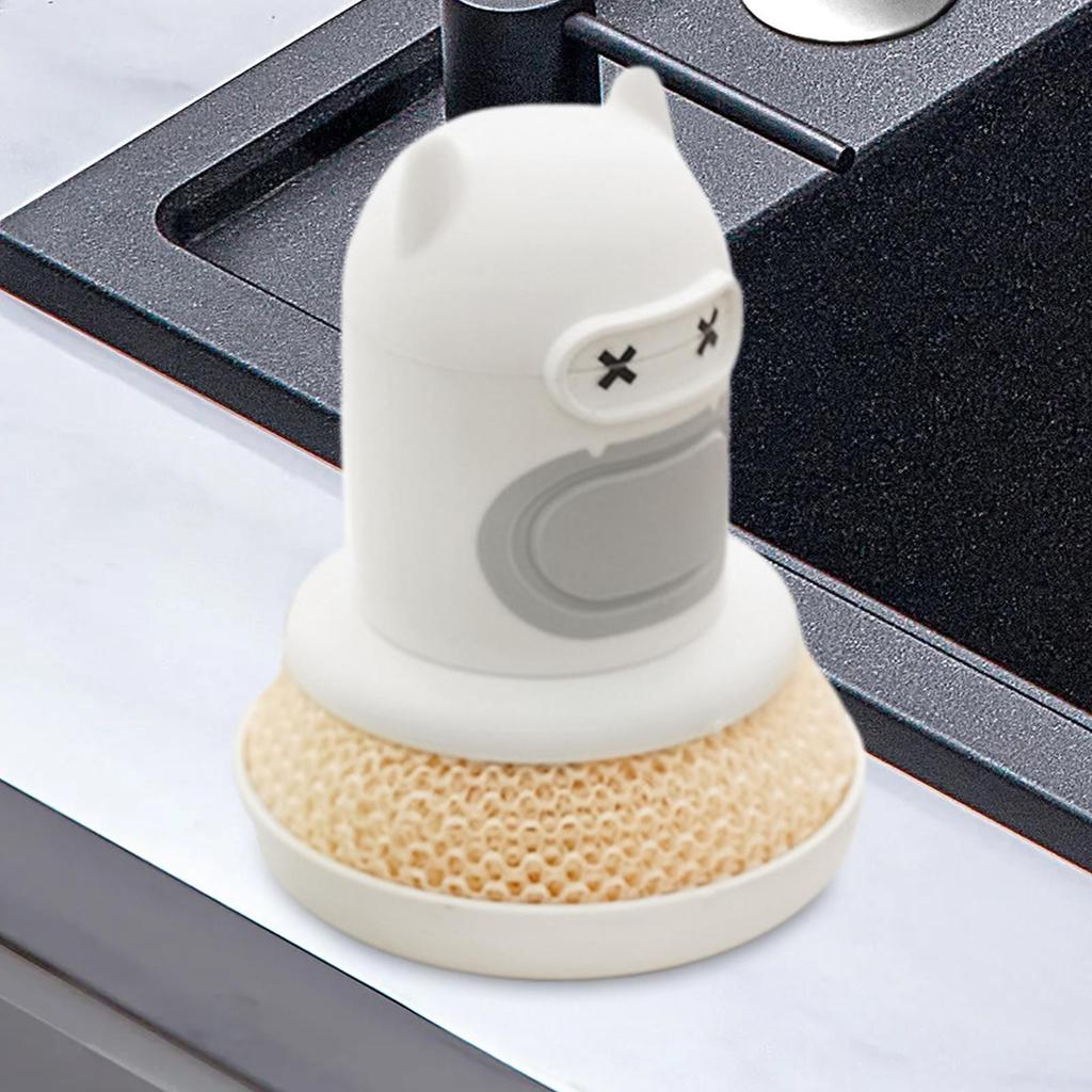 Kitchen brush Multi Use Soap Dispensing Scrub Brush anti scratch reusable pot brush sponge brush Universal Kitchen Dish Brush