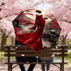 1PC Cherry Blossom Traditional Umbrella-8-Rib Reinforced, Automatic Open, Lightweight & Durable, Cute Fashion Accessory for Outdoor-W191