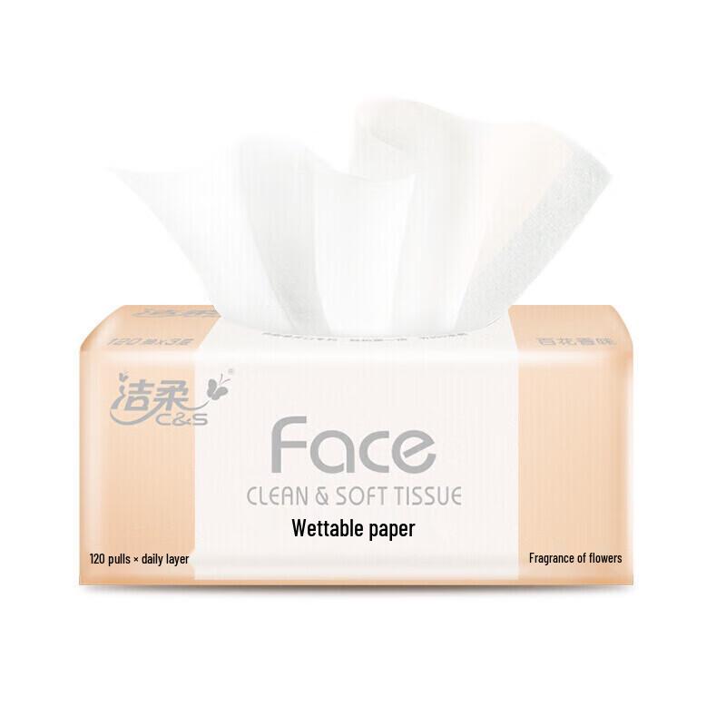 Jie Rou Floral Scent Facial Tissues (6-Pack, Medium)