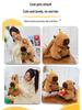 Cute Capybara Backpack Plush Toy Doll Stuffed Animal Gift for Girls' Birthday