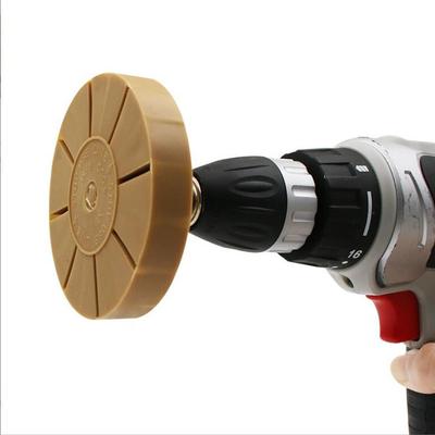 3.5inch Decal Eraser Wheel Soft Rubber Pin Stripe Removal Tool Car Sticker Film Glue Remover Durable Car Adhesive Removal Tool