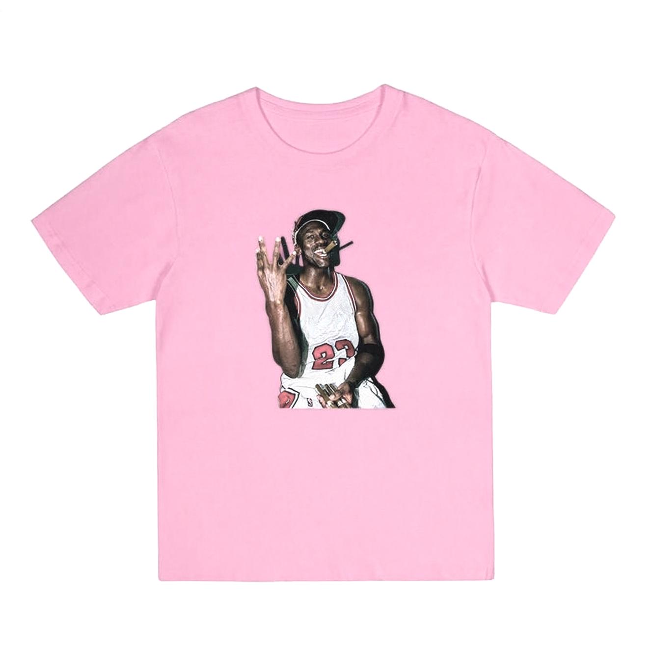 

2025 Autumn and Winter Cotton Skin-friendly T-shirt Suitable for Both Men Women Fashion Loose Printing Trend Large Size T-shirt S