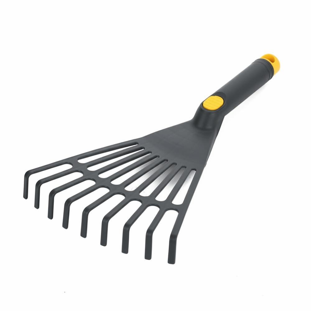 Leveling Gardening Rake Plastic Fallen Leaves Rake Durable Hand Rake  Yard