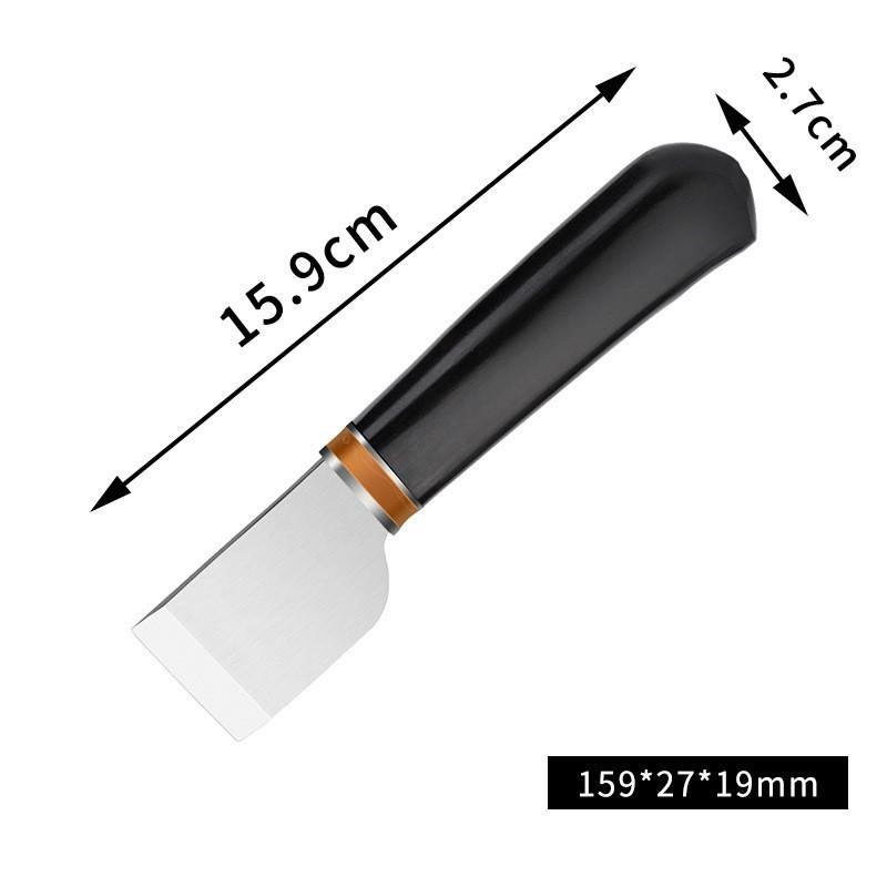 1 adet Deri İnceltme Bıçağı Profesyonel Deri El Sanatları Kesme Bıçağı Kendin Yap El Sanatları Bıçağı Ahşap Saplı İnceltme Aleti