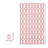 50 Sheets Writeable Labels Sticker Small Blank Sticker for Envelopes File Folders Jars Boxes School Office Kitchen
