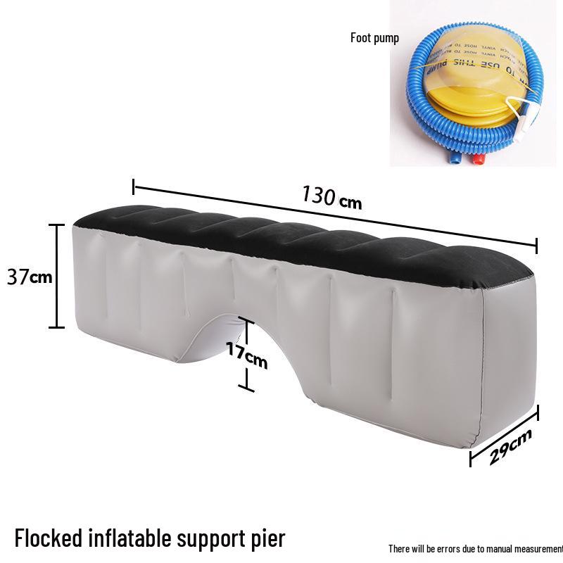 Inflatable Car Mattress Support: Universal Rear Seat Air Cushion for Children
