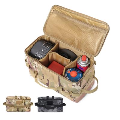 Gas Canister Cookware Pot Pan Holder Portable Gas Stove Toolbox Bag Scratch Resistant Large Capacity for Outdoor Hiking Picnic