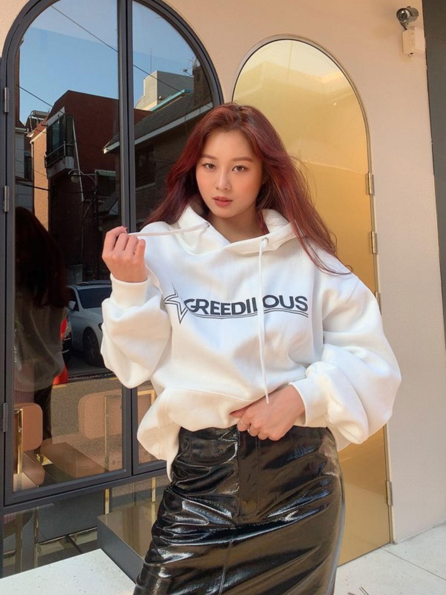 Greedius Off-White Logo Hoodie White