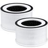 Replacement True HEPA Filters Compatible for Afloia Fillo/Halo/Allo Air Purifier 3-Stage Filtration, 2 Pack
