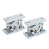 1 Pair Double Roller Catch Heavy Duty Spring Loaded Door Easy Lock Stop Catch Zinc Alloy for Boat RV