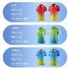 Quick Dry Gradient Polo Shirt Men Short Sleeve Sports Training T-Shirt Running Gym Badminton Tennis