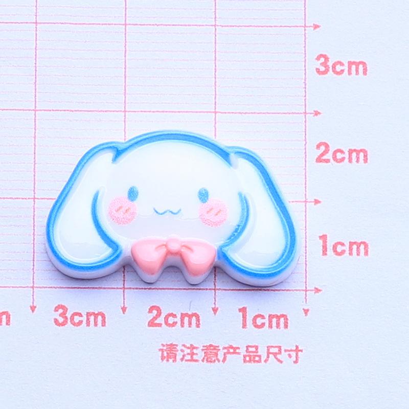 10 Pcs New Mini Kawaii Cartoon Animal Kitten, Rabbit Series Resin Scrapbookdiy Miniature Ornament Accessories A13