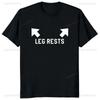 Humor Printed Leg Rests Dad Joke Adult Tshirt Hip Hop Casual Fashion Loose Streetwear Unisex Tshirt Hot Sale Fathers Day Gift Tees