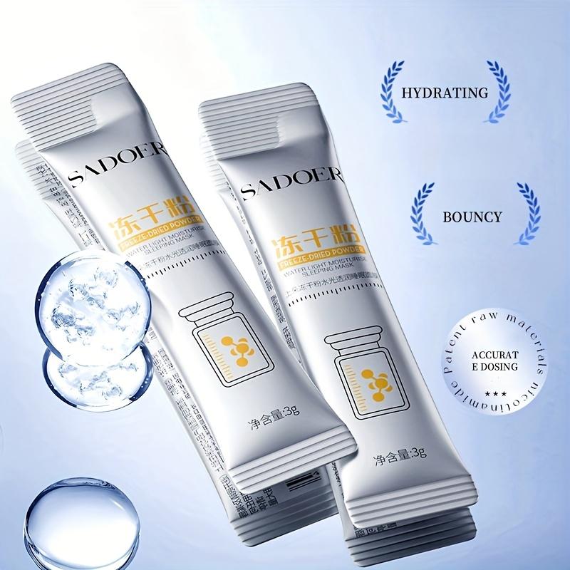 The Freeze-dried Powder Water-clear and Moisturizing Sleeping Mask Hydrates and Moisturizes, Rejuvenating the Skin