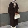 Autumn and Winter Women's New Woolen Long Coat