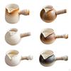 Ceramic Teapot Porcelain Tea Pot Maker Kettle with Rope Wrapped Handle for Household