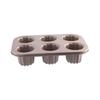 Pastry Non-Stick Bakeware Cookware Carbon Steel Baking Tool Cannele Mould Cake Pan Canele Mold