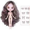 Icy Fortune Days 30cm BJD Doll with Interchangeable Eyes and Wig, Practice Doll, 4 Colors Available