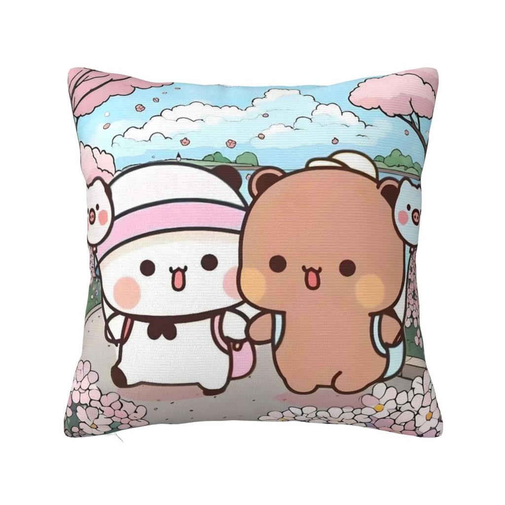 Bubu Dudu Cute Cartoon Bear Character Pillow Cover Kawaii Panda Cute Pillow Case Soft Cushion Cover Pillowcases For Sofa