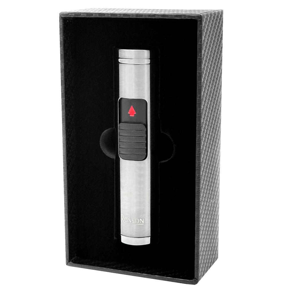 Zapalniczka Ronson Monsun Gun Metal 3 Jet Z Puncherem Do Cygar Żarowa