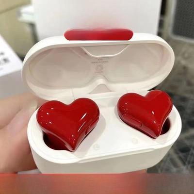 Japanese HeartBuds: Heart-Shaped Wireless Noise-Cancelling Earbuds - Perfect Gift for Her