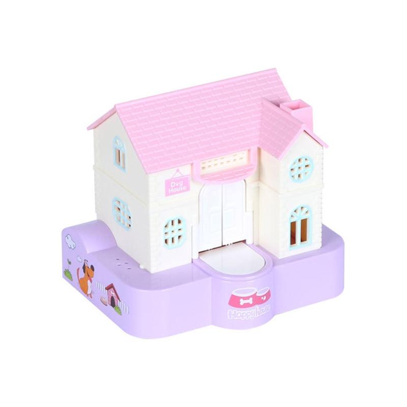 Funny House Piggy Bank Coins Storage Money Boxes Electric Music Steal Dog Coin Bank for Home Decor Kids Room Desktop Decoration
