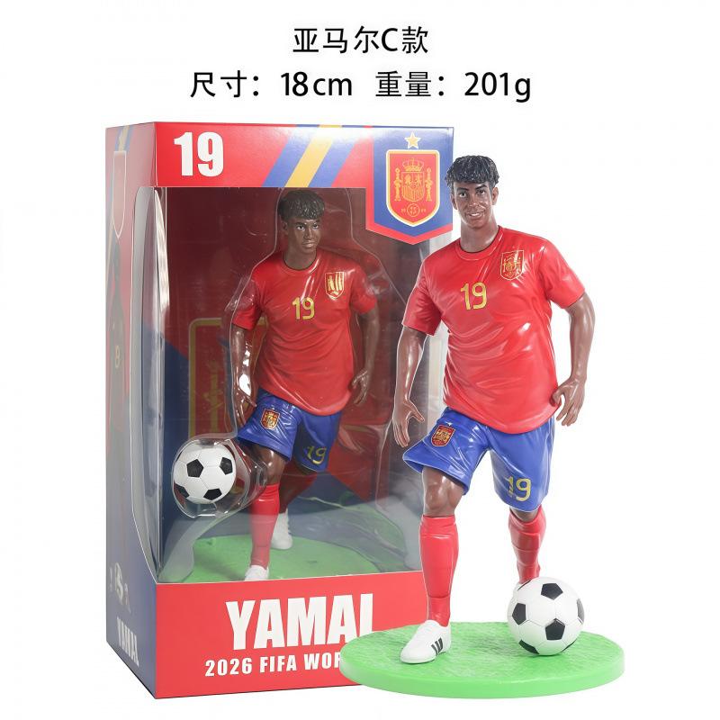 Figurină de Acțiune Star Fotbal Model 18CM Cupa Mondială 2026 Jucărie Colecționabilă Decor Birou