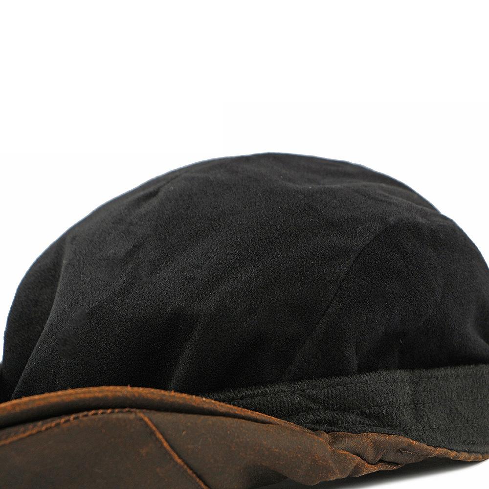 Autumn Winter Hat Men's Beret British Vintage Forward Hat Velvet Thick Warm Cap