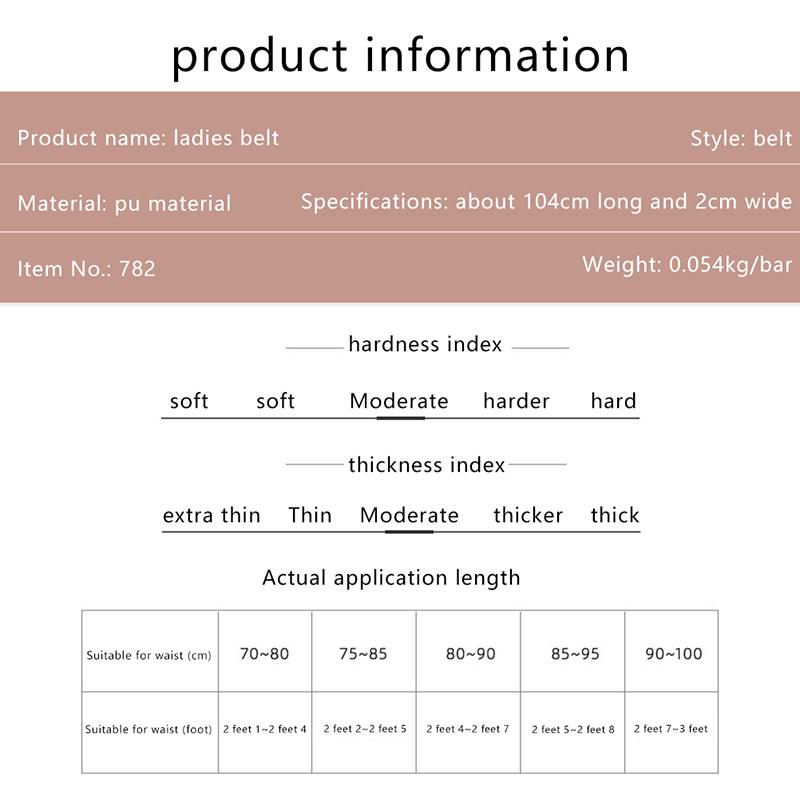 Leather Female Belt Strap Black Brown Green Women Belts Ladies Dress Belt Girls