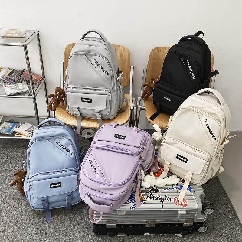 Schoolbag Female Korean version High school Mori Japanese backpack University student Large capacity Junior high school male travel backpack