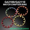 Korlexchi Watch Dial Scale Ring Compatible with Casio G-SHOCK GA2100 GA-2100 GA-2110 Silver Watch Accessory Custom Part