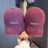 Baseball cap Broken brim Embroidery Letter Hat Female Peaked Cap Male Face Small Spring and Autumn Wide Brim