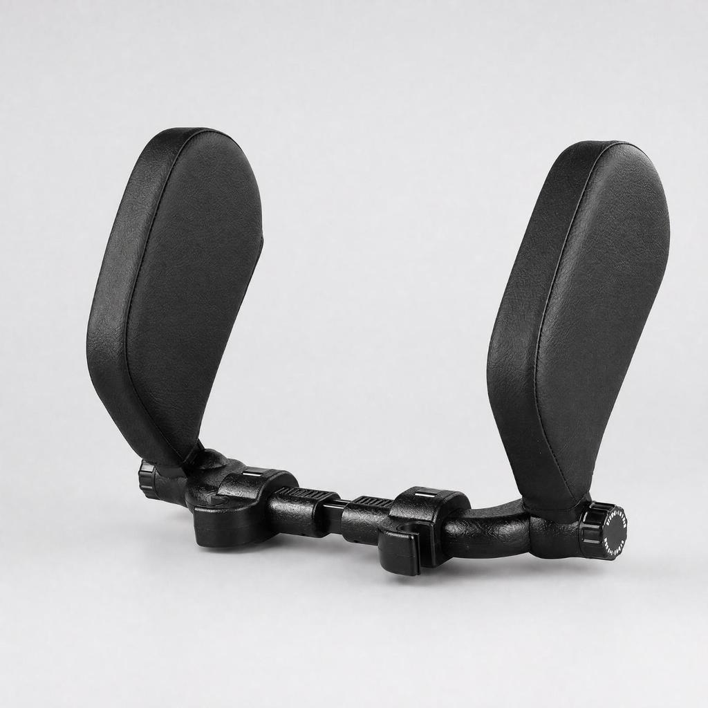 Neck Support Pillow Padded Headrest with Adjustable Bar Easy to Install for