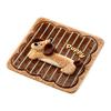 Cute Puppy Pattern Pad Plush Animal Chair Pad, Square Cozy Seat Cushion, Cat Pattern, 15.8 Comfortable Office Cushion x Inch with Non-Slip Backing for