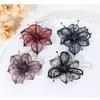 Flower Sewing Hair Clip Brooch for Wedding Dresses Artistic for Dress Wedding Bridal Dress Decorative Applique